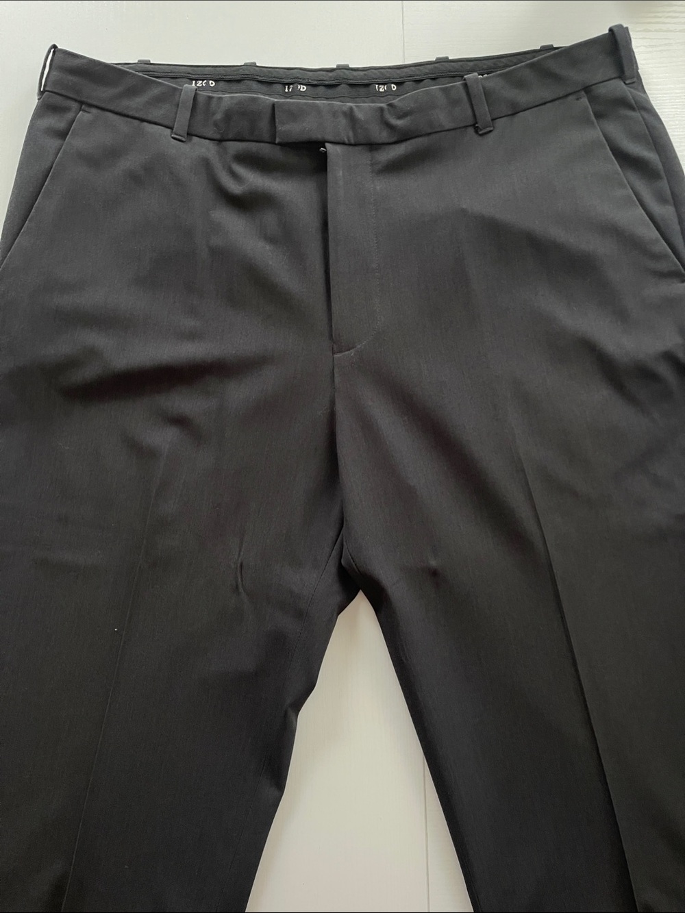 Izod Charcoal Gray Flat Front Dress Pants 38x32